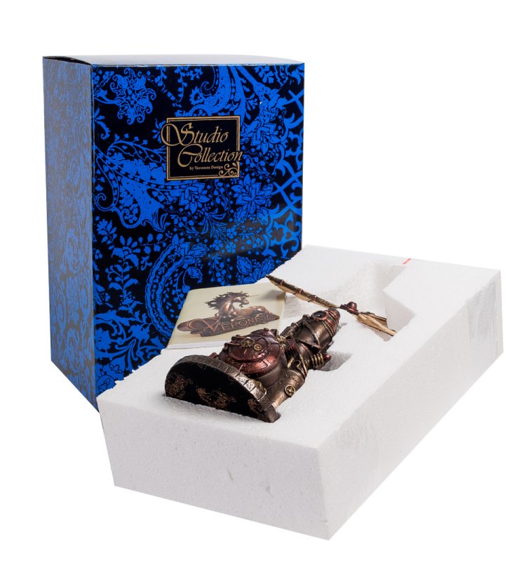 Статуэтка в стиле Стимпанк Ветряная мельница Veronese WS-291, упаковочный вид