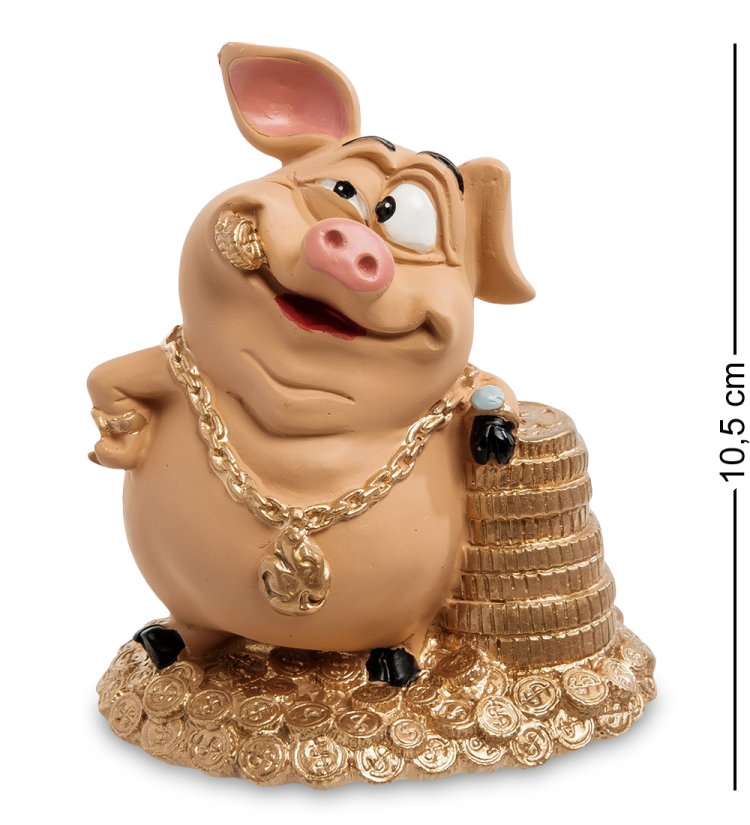 Статуэтка Свинка Талисман на удачу The Comical World of Stratford RV-616
