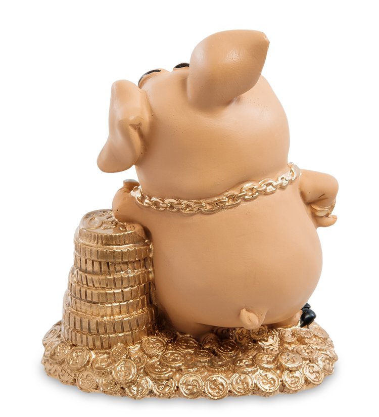 Статуэтка Свинка Талисман на удачу The Comical World of Stratford RV-616, оборотная сторона