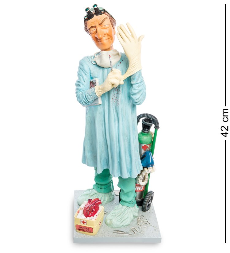 Статуэтка Хирург перед операцией - The Surgeon Forchino FO-85548, портретный вид