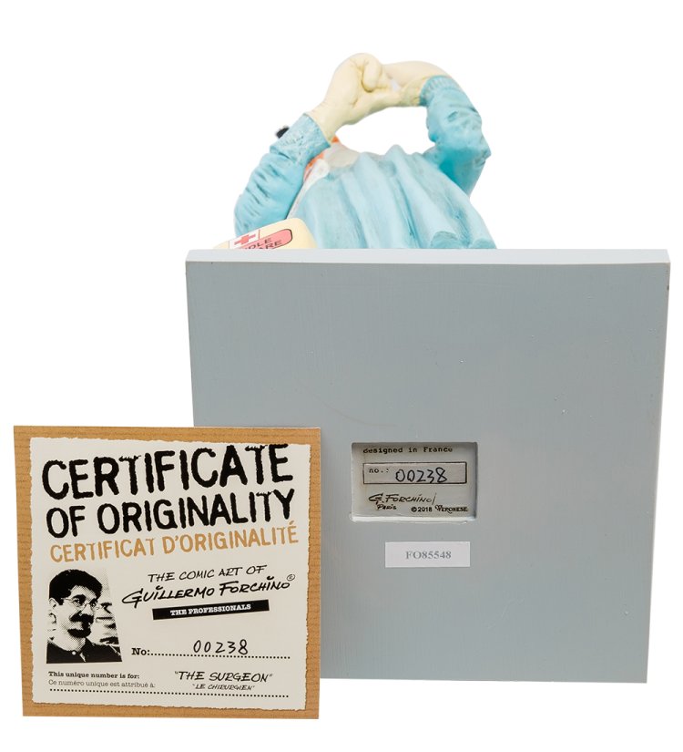 Статуэтка Хирург перед операцией - The Surgeon Forchino FO-85548, сертификаты