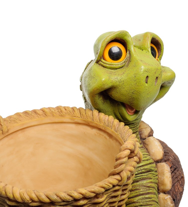 Кашпо Подарок от черепашки Sealmark GG-4708-LE, портретный вид