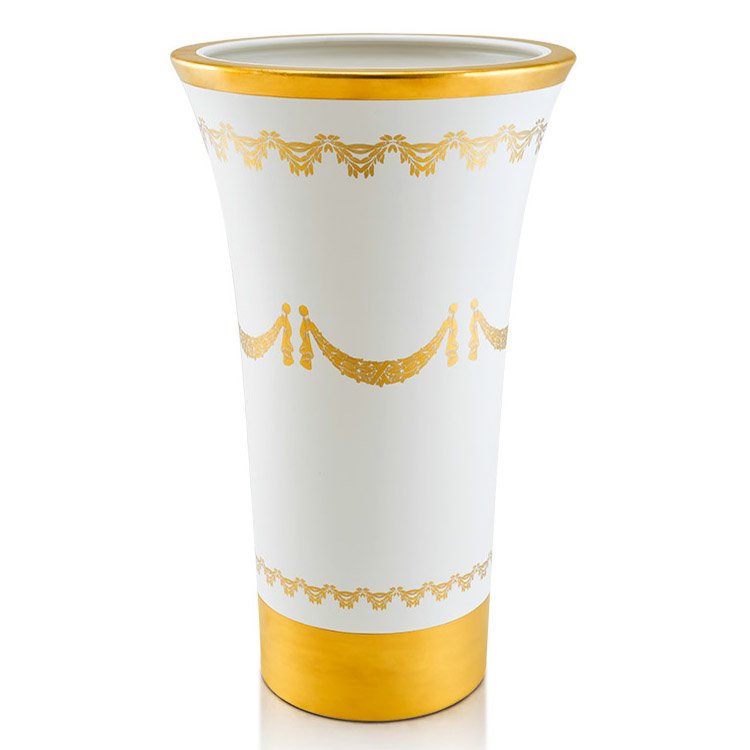 Керамическая ваза для цветов Колокол