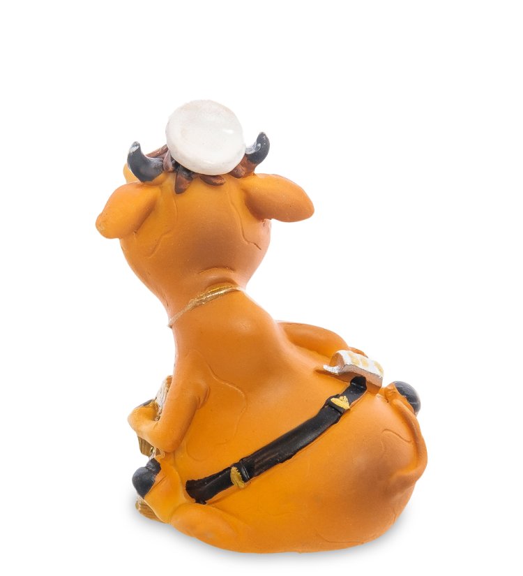 Статуэтка Бык на долларах - символ 2021 года AF-1017/3, фотография со спины