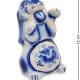Фигурка Собака Трезор Голубая гжель ГЛ-399