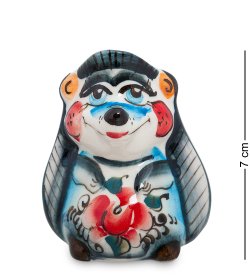 Подставка для зубочисток Ежик Цветная гжель