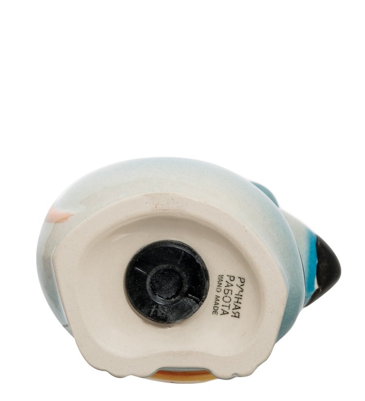 Копилка Мышь Цветная гжель ГЛ-636, фотография снизу