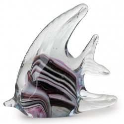 Статуэтка из Муранского стекла Рыбка, коллекция Роза-неро