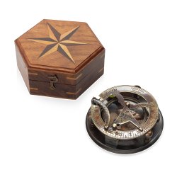 Солнечные часы с компасом Gilbert &amp; Sons Антик