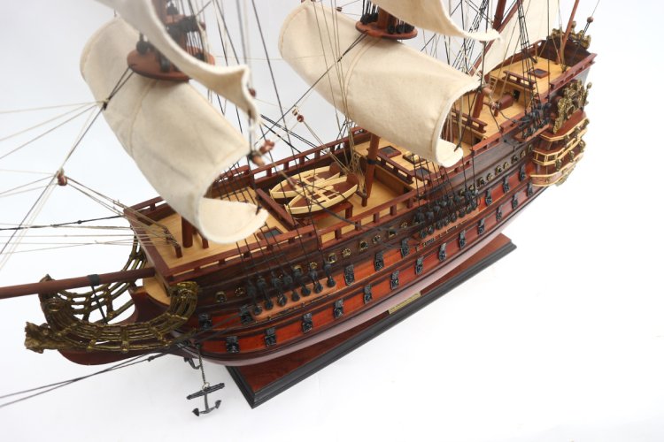 Модель парусного корабля Soleil Royal, Франция, 90 см TS-0011-80-W​​, фотография 4