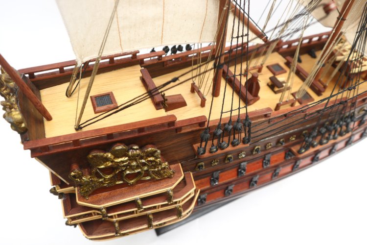 Модель парусного корабля Soleil Royal, Франция, 90 см TS-0011-80-W​​, фотография 13