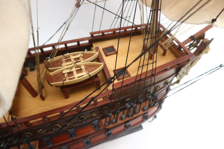 Модель парусного корабля Soleil Royal, Франция, 90 см TS-0011-80-W​​, фотография 14