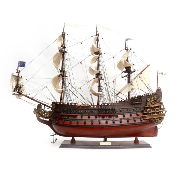 Модель парусного корабля Soleil Royal, Франция, 90 см TS-0011-80-W​​