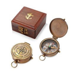 Компас магнитный в морском стиле Роза Ветров