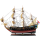 Модель парусного корабля Prins Willim, Голландия, 94 см