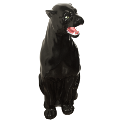 Статуэтка из керамики Черная Пантера в натуральную величину