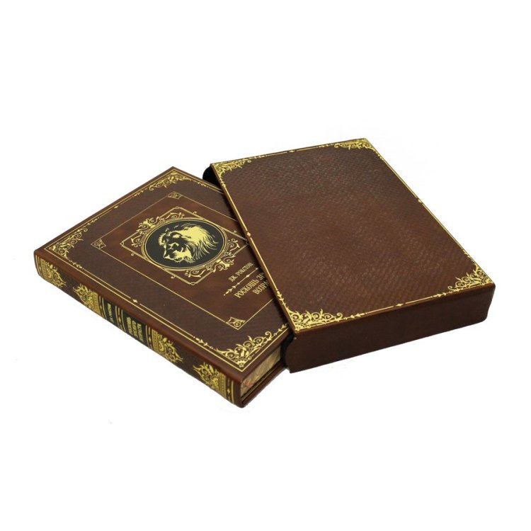 Книга кожаном переплете Роскошь зрелого возраста - Дж. Рокстон BG4708F, фотография сбоку