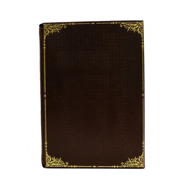 Книга кожаном переплете Роскошь зрелого возраста - Дж. Рокстон BG4708F, фотография с обратной стороны