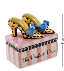 Шкатулка из керамики Туфельки