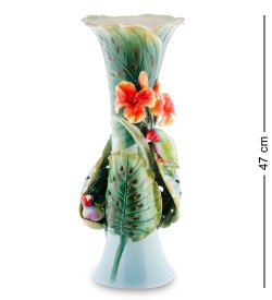 Ваза для цветов из фарфора Попугай