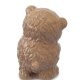 Фигурка из керамики коричневый Мишка с букетом цветов Pavone CMS-60/ 6, фотография со спины