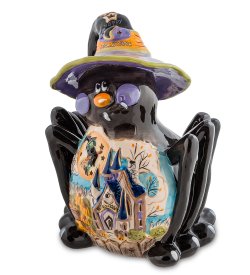 Подсвечник из фарфора Паук