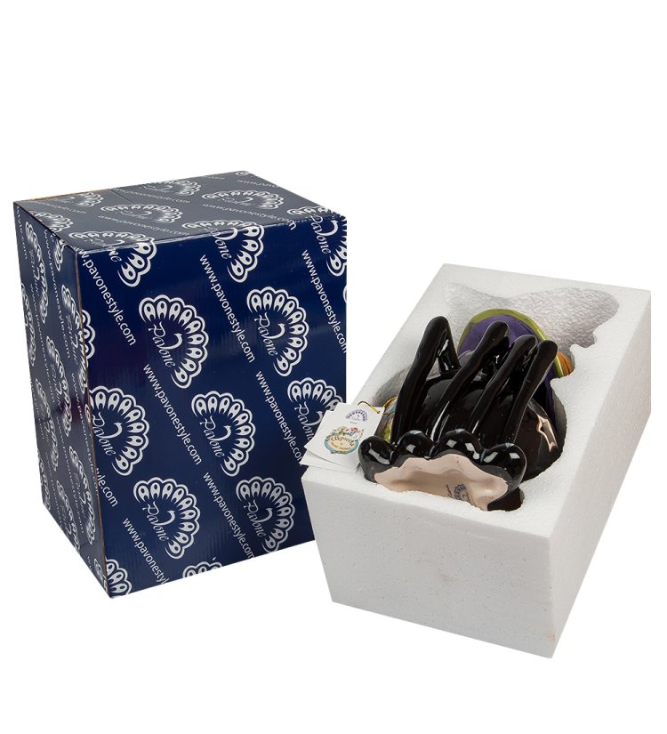 Подсвечник из фарфора Паук Pavone BS-529, упаковочный вид