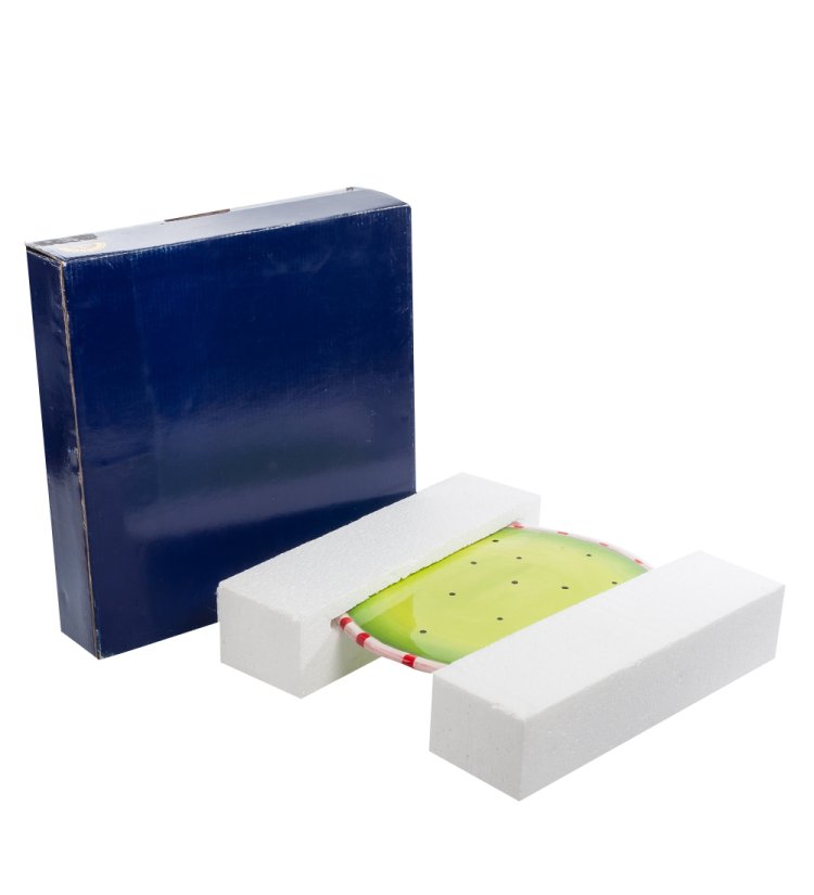 Десертная тарелка из керамики Пудель Pavone CMS-03/10, фотография в упаковке