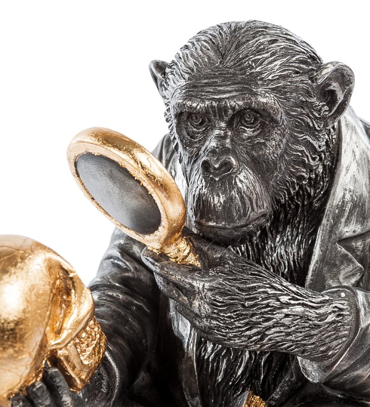 Шкатулка Обезьяна с золотым черепом - Гуго Рейнгольд Veronese WS-100, портретный вид