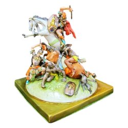 Статуэтка из фарфора Битва