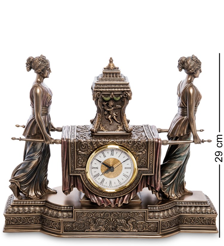 Часы в стиле барокко Уходящее время Veronese WS-613/ 1