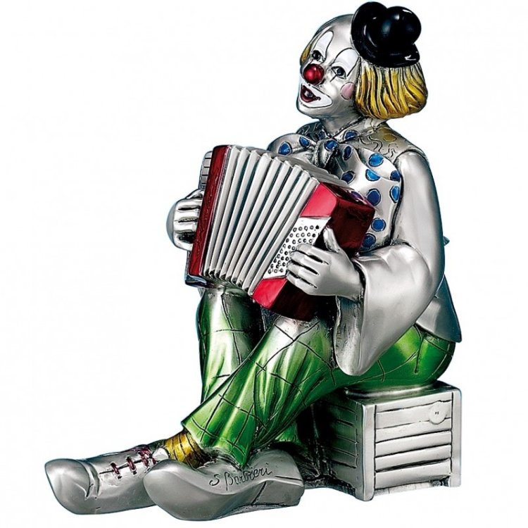 Статуэтка Клоун Аккордеонист Valenti 120206