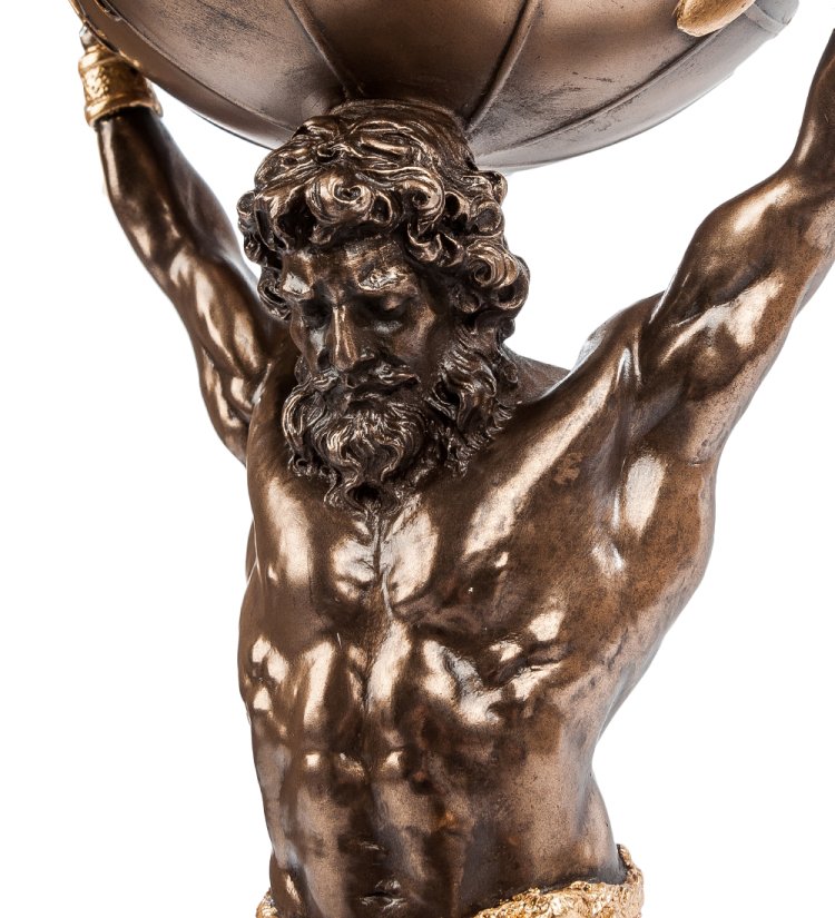 Статуэтка-шкатулка Атлас - Герой Veronese WS- 20/ 2, портретный вид