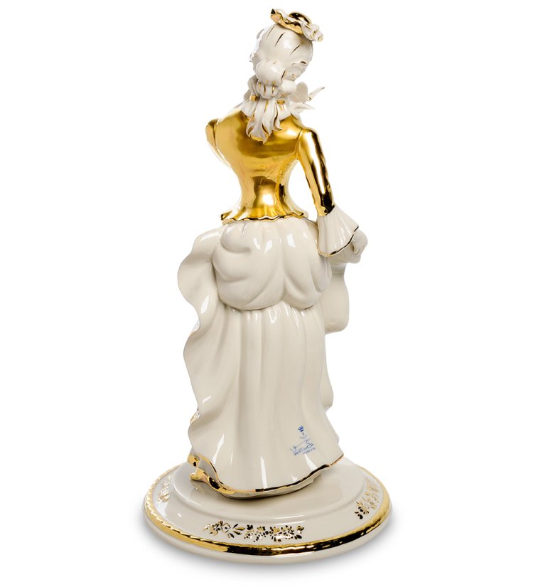 Статуэтка из керамики Леди Баттерфляй Sabadin Vittorio SV- 41, фотография со спины