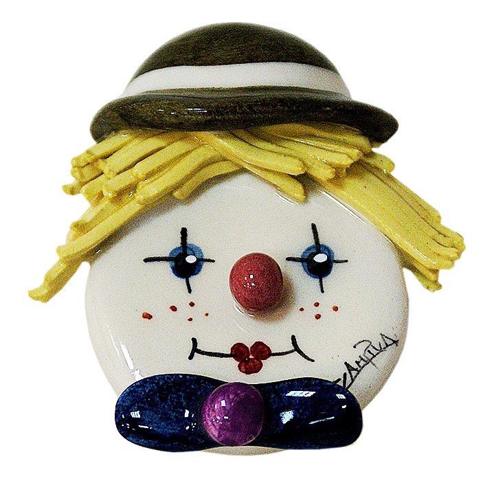 Магнит Клоун с синией бабочкой