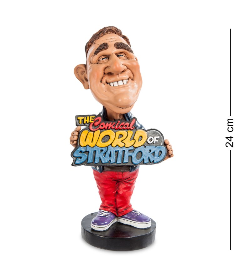 Статуэтка Мужчина с табличкой The Comical World of Stratford STD-16