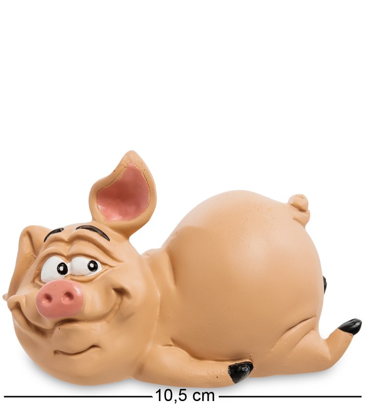 Статуэтка Свинка Жизнь удалась The Comical World of Stratford RV-617, вид профиль