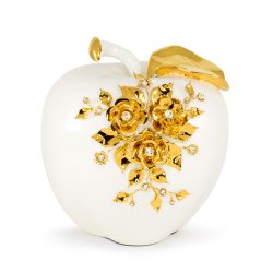 Статуэтка большое Яблоко с цветами коллекция Emozioni