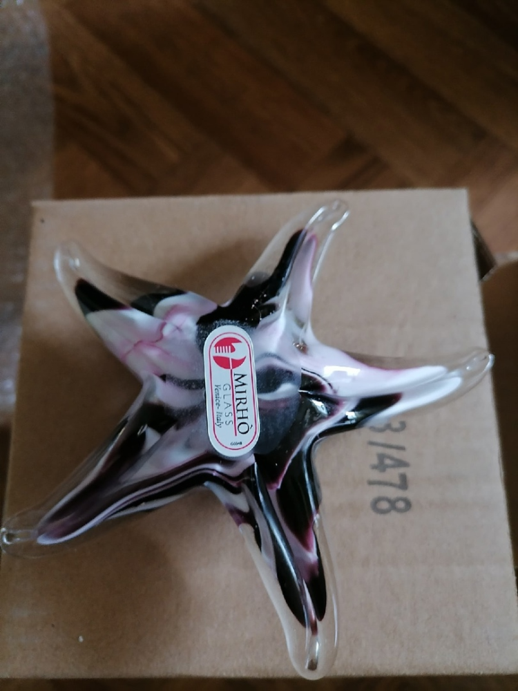 Статуэтка Морская звезда коллекция Роза-неро Mirho 17507, фото со склада оборотная сторона