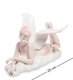 Статуэтка из фарфора Девушка Ангел на облаке