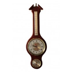 Часы настенные с барометром и термометром