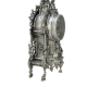 Каминные часы Париж с Канделябрами, серебряные Bello De Bronze BP-2705271-D, фотография часов сбоку