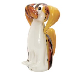 Статуэтка из Муранского стекла Рыжая Собака