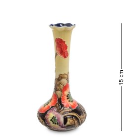 Вазочка из фарфора с рисунком Маки