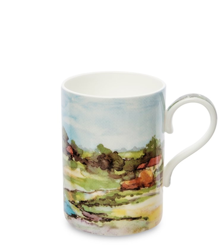 Кружка из фарфора Деревенские Мотивы Pavone JK-303