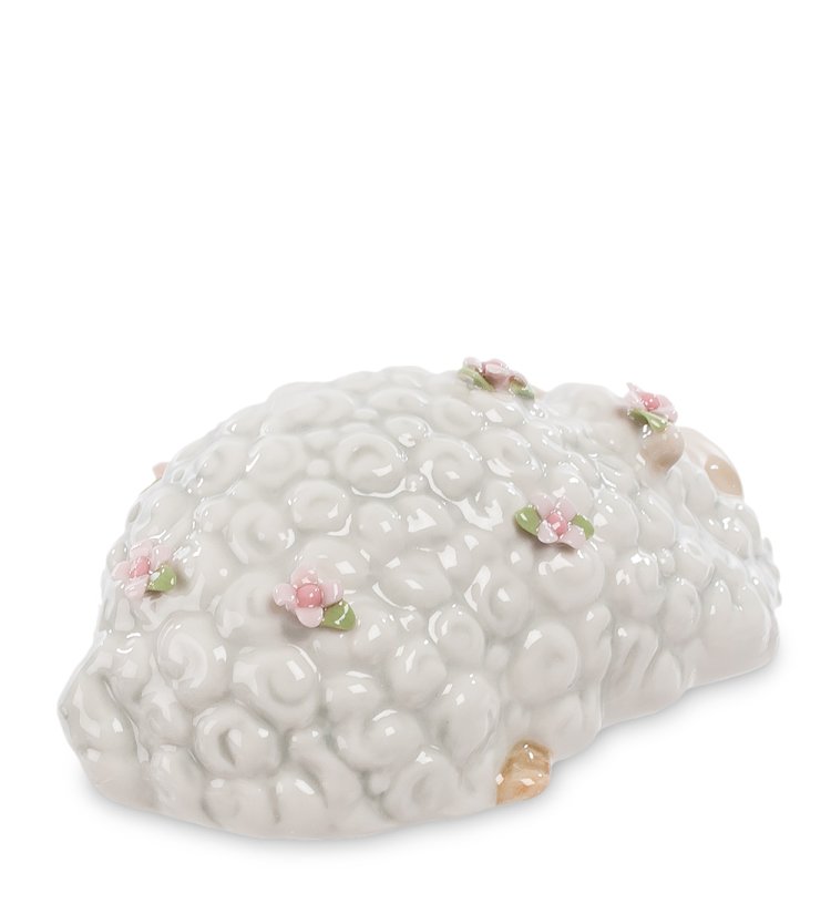 Фигурка из керамики Лежащая Овечка Pavone CMS-49/ 1, фотография сбоку