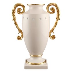 Ваза с ручками Диана, бежевая
