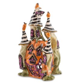 Подсвечник из фарфора Дворец из тыквы