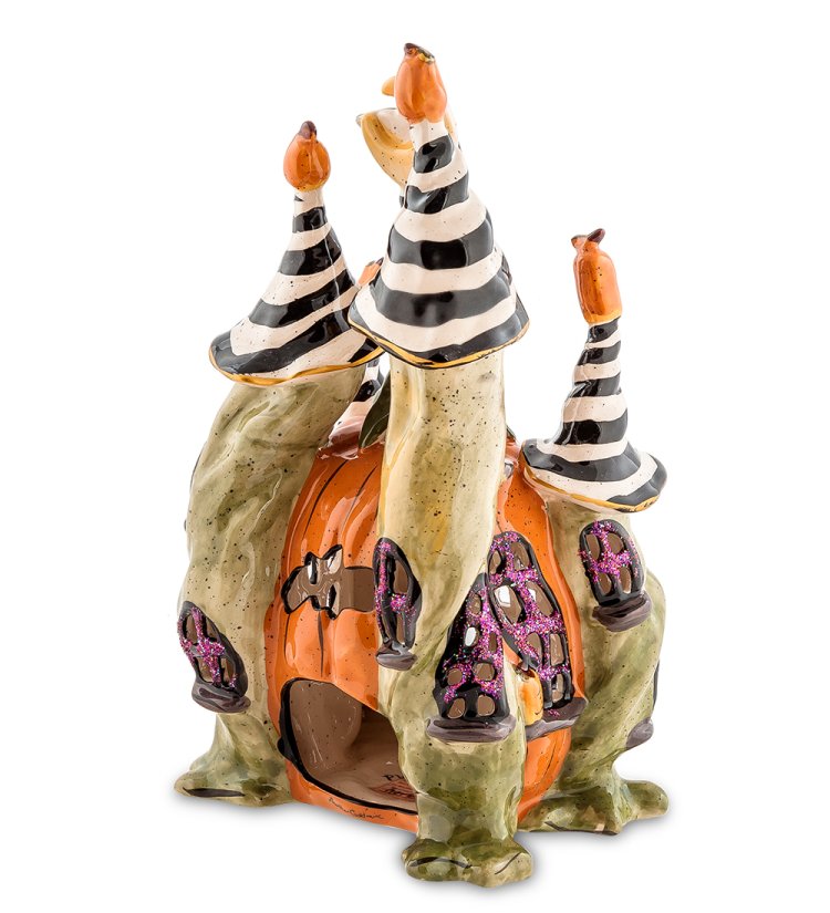 Подсвечник из фарфора Дворец из тыквы Pavone BS-530, оборотная сторона