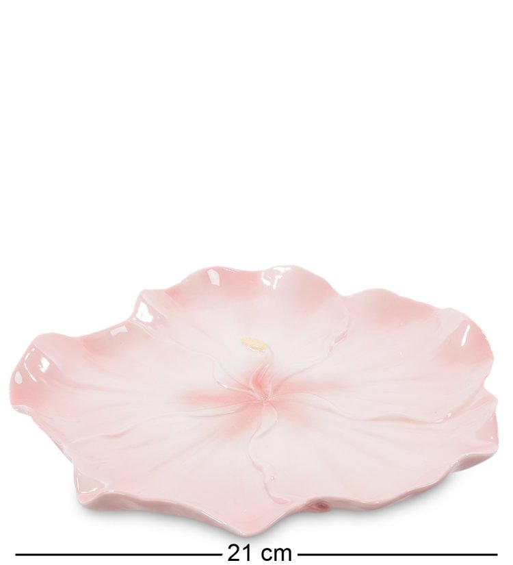 Десертная тарелка из фарфора Гибискус Pavone CMS-26/ 2